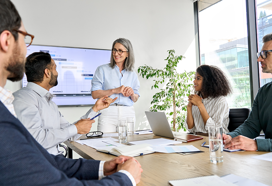 Business discussion table