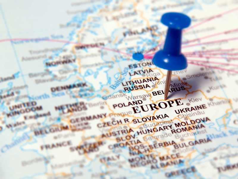 Europe map