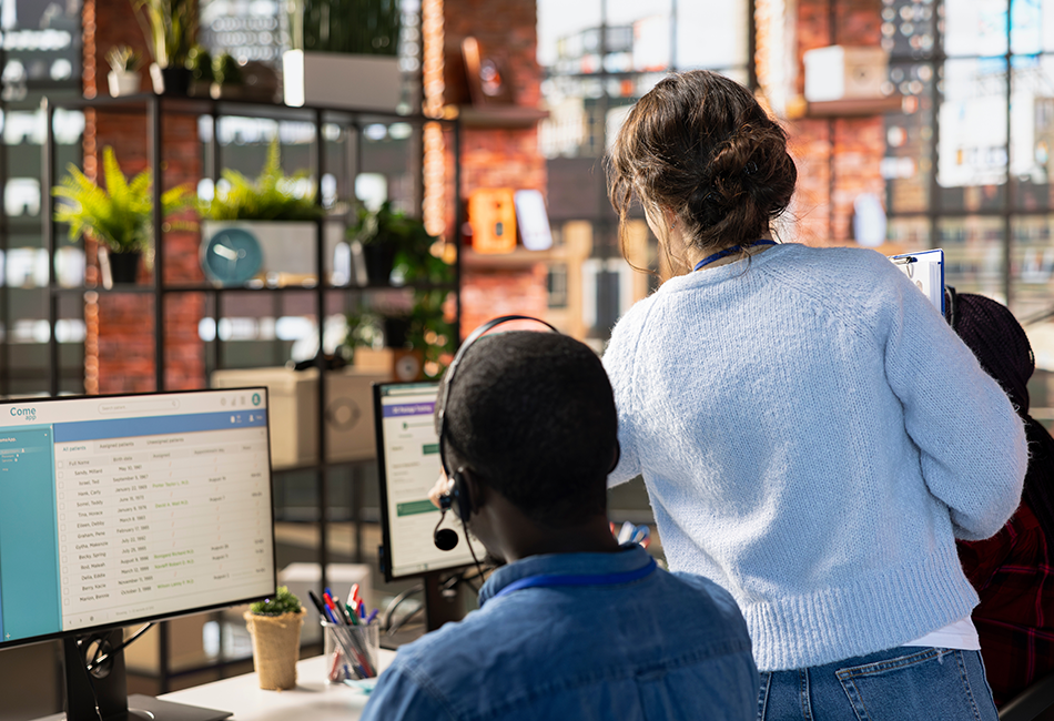 Managed Services screens